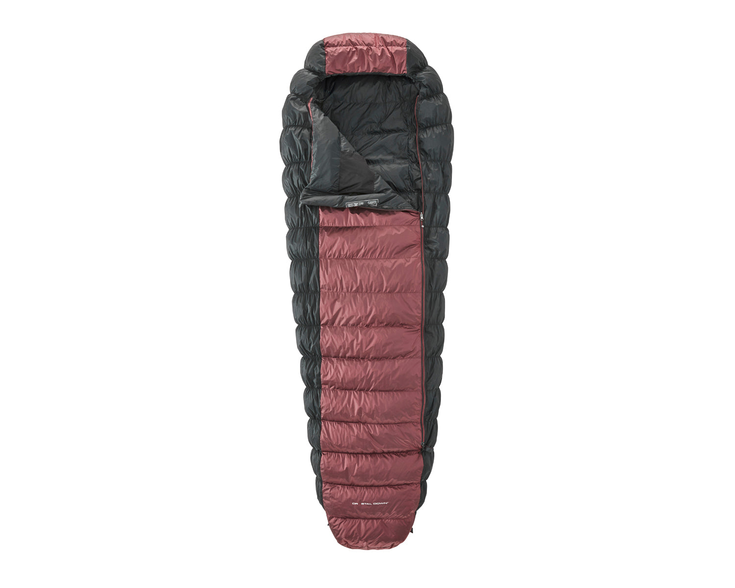 nordisk-voyage-300-schlafsack-left-zip-ribbon-red-crystal-down-3-jahreszeiten image 2