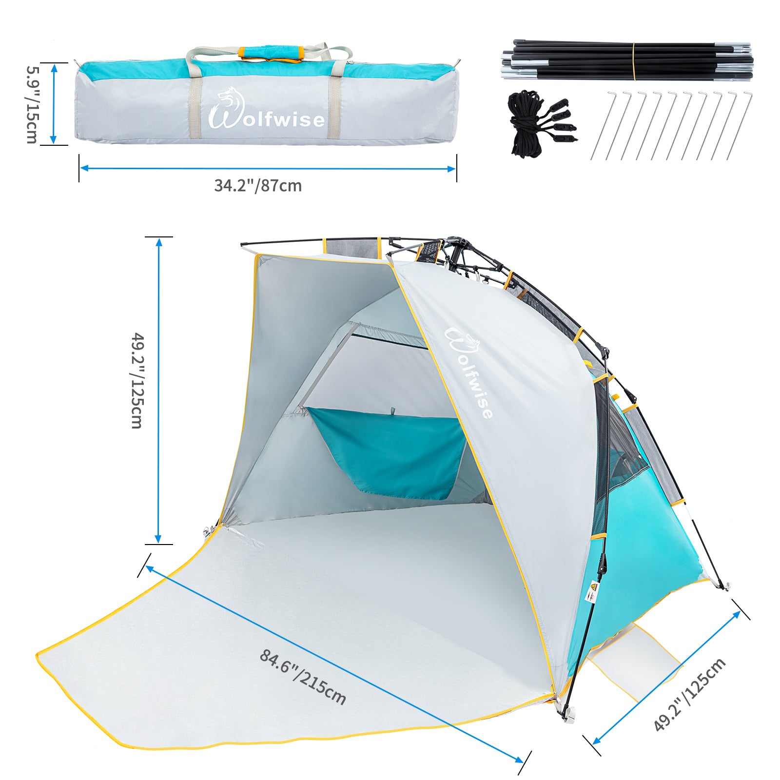 wolfwise-goldsand-r10-strandzelt-easy-setup image 6