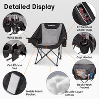 kingcamp-canna-c10-plus-beheizter-campingstuhl-mit-polsterung image 6