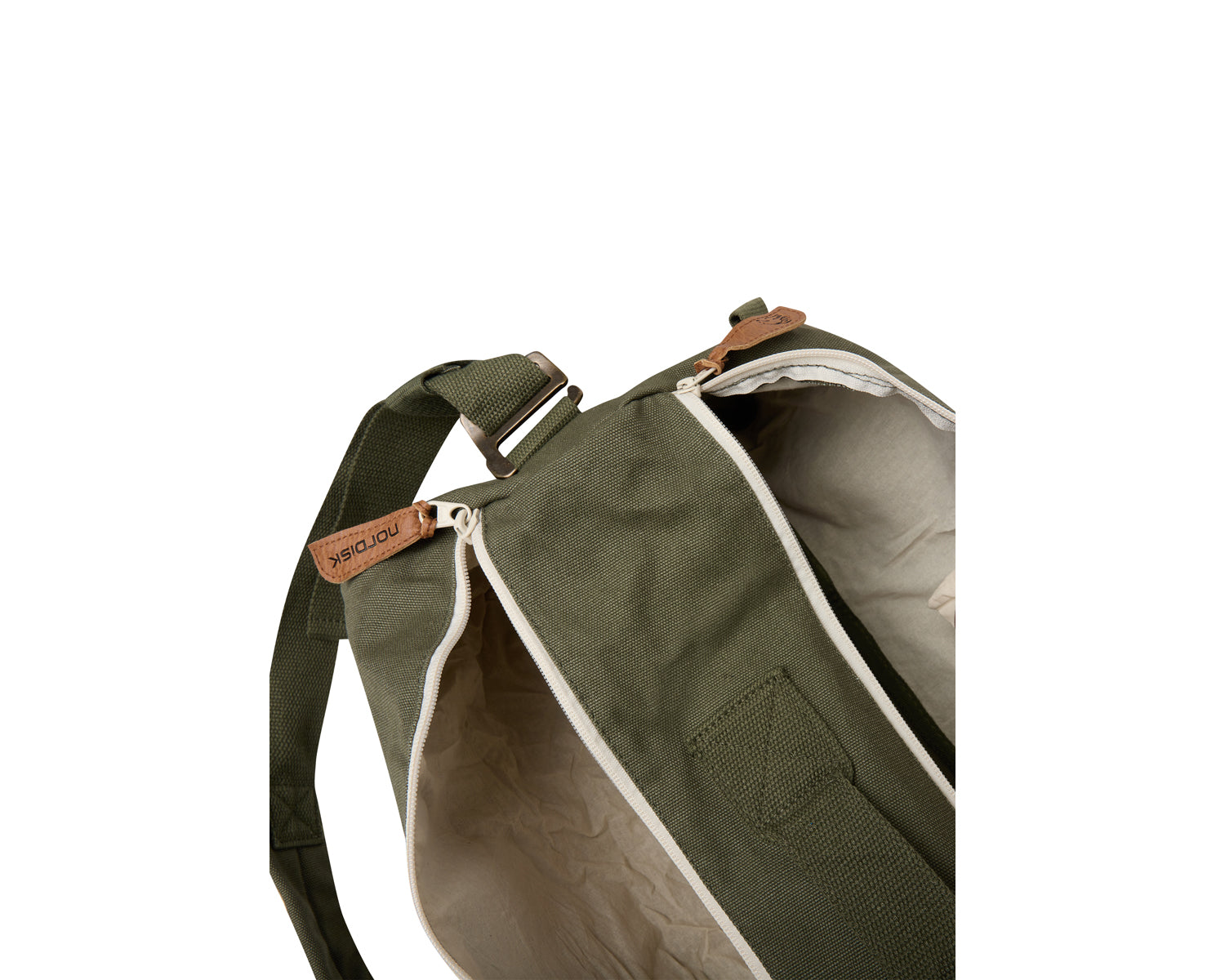 nordisk-karlstad-27-duffel-27-l-four-leaf-clover-green-canvas-reisetasche image 8