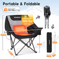 kingcamp-canna-c10-plus-beheizter-campingstuhl-mit-polsterung image 3