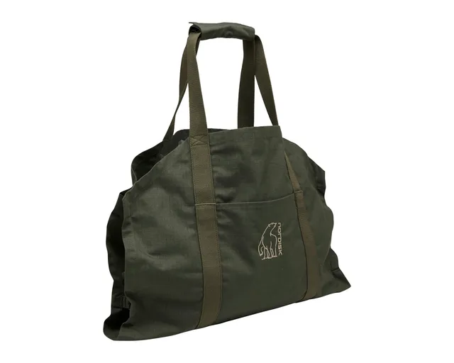 nordisk-blus-wood-bag-holztasche-aus-ripstop-baumwolle-four-leaf-clover-green image 1