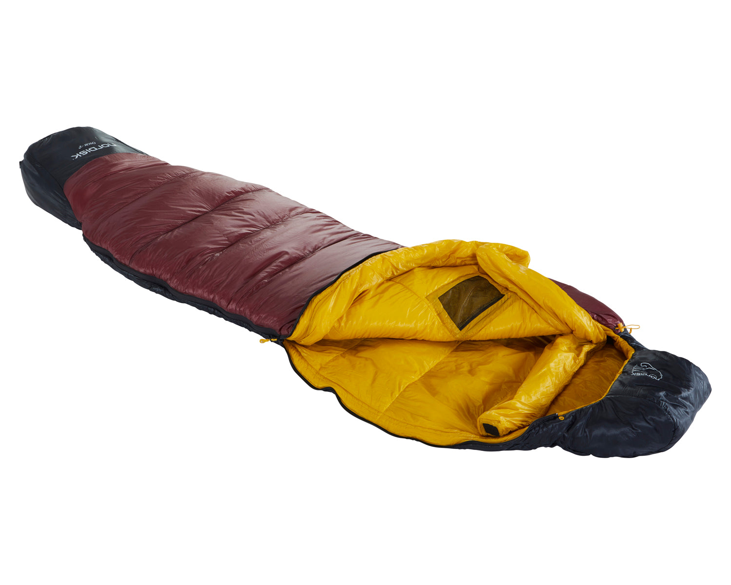 nordisk-oscar-2-curve-schlafsack-rio-red-3-jahreszeiten-kunstfaser-bis-2-c-mumie image 3