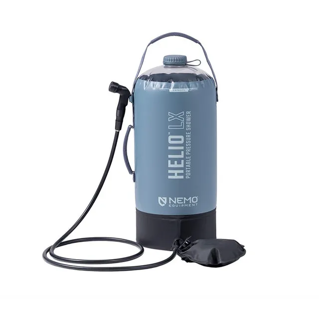 nemo-helio-lx-portable-pressure-shower-mobile-camping-druckdusche-mit-fu-pumpe image 1