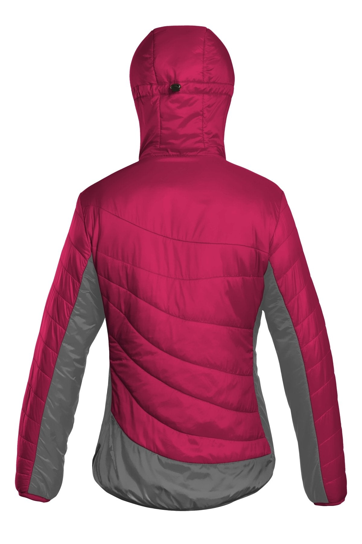 gr-ezi-bag-refreshful-silkwool-jacket-damen-isolationsjacke-raspberry-red-grey image 4