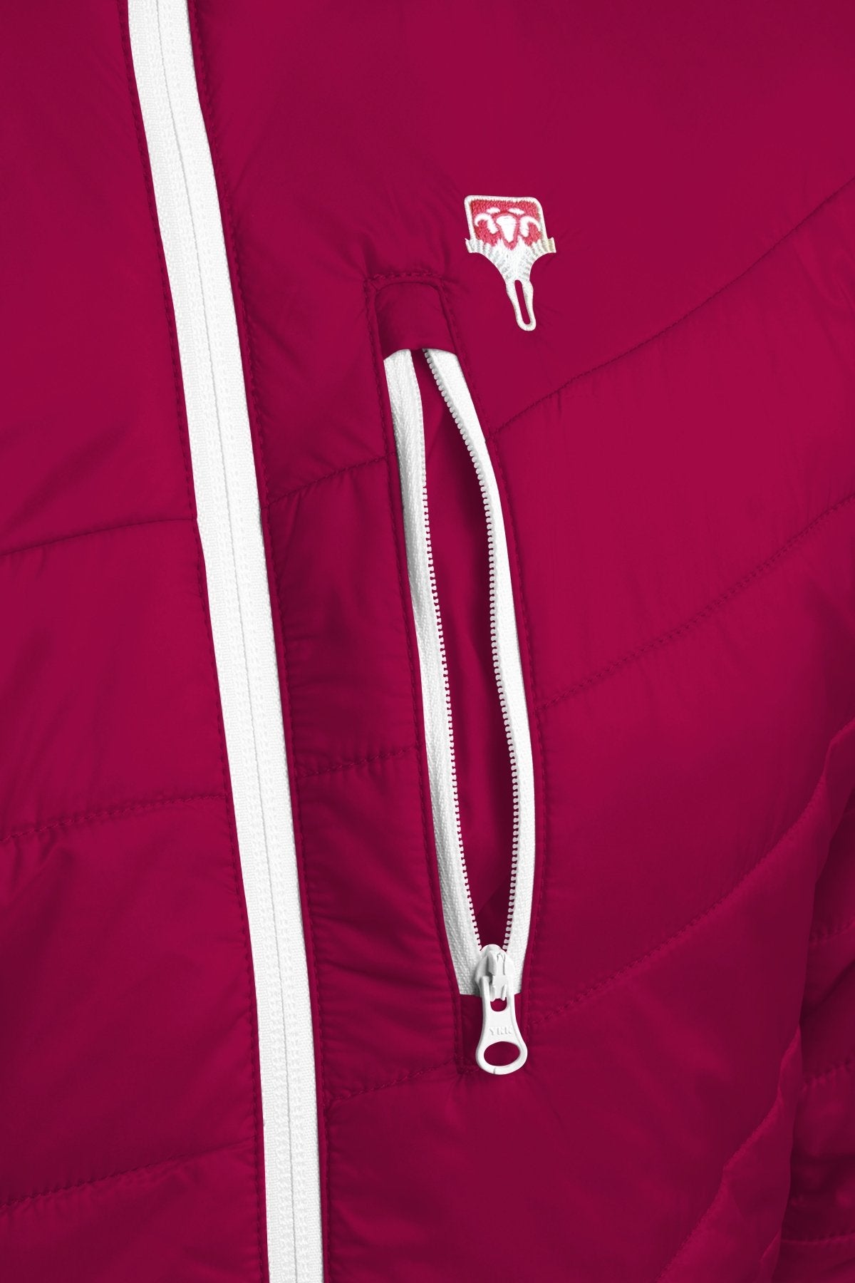 gr-ezi-bag-refreshful-silkwool-jacket-damen-isolationsjacke-raspberry-red-grey image 7