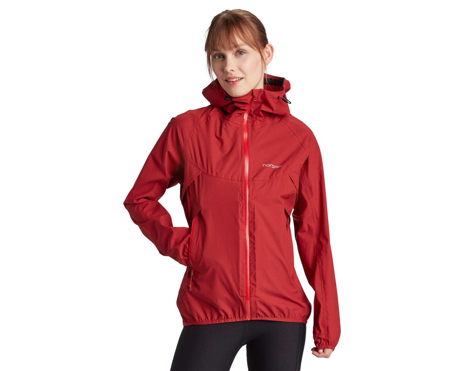 nordisk-mjelde-damen-3-lagen-jacke-red-dahlia image 2