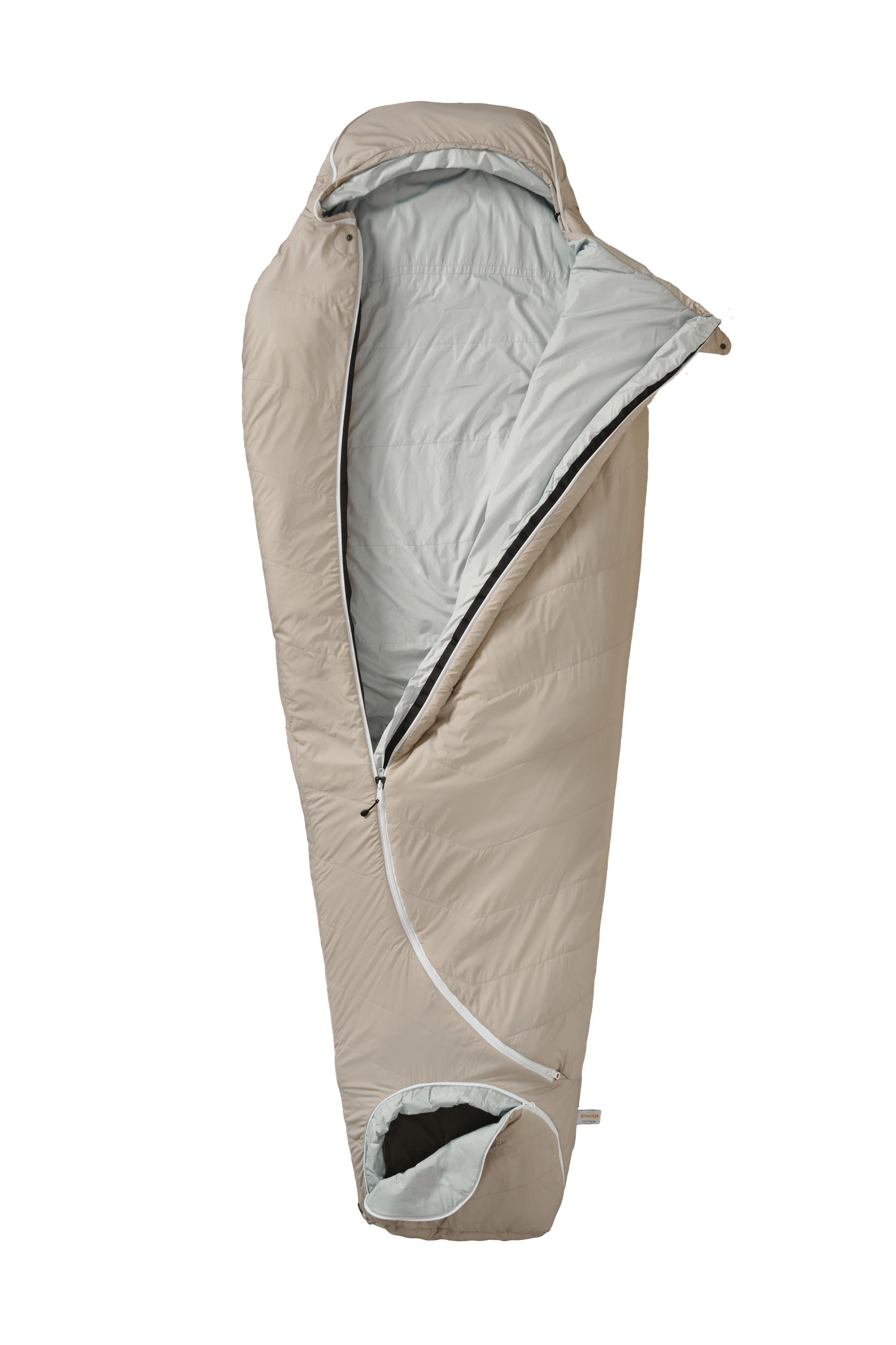 gr-ezi-bag-wolle-tropical-schlafsack-10-c-leichter-sommerschlafsack-mit-almwolle image 2