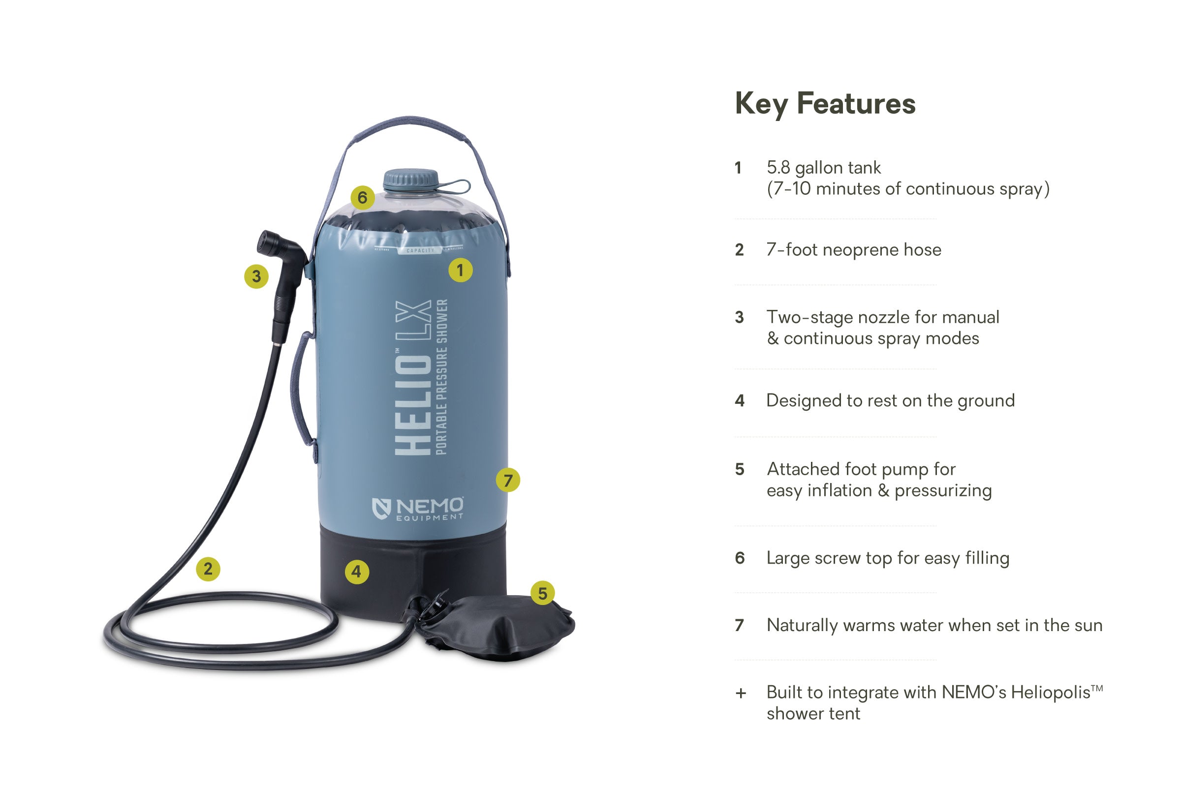 nemo-helio-lx-portable-pressure-shower-mobile-camping-druckdusche-mit-fu-pumpe image 8