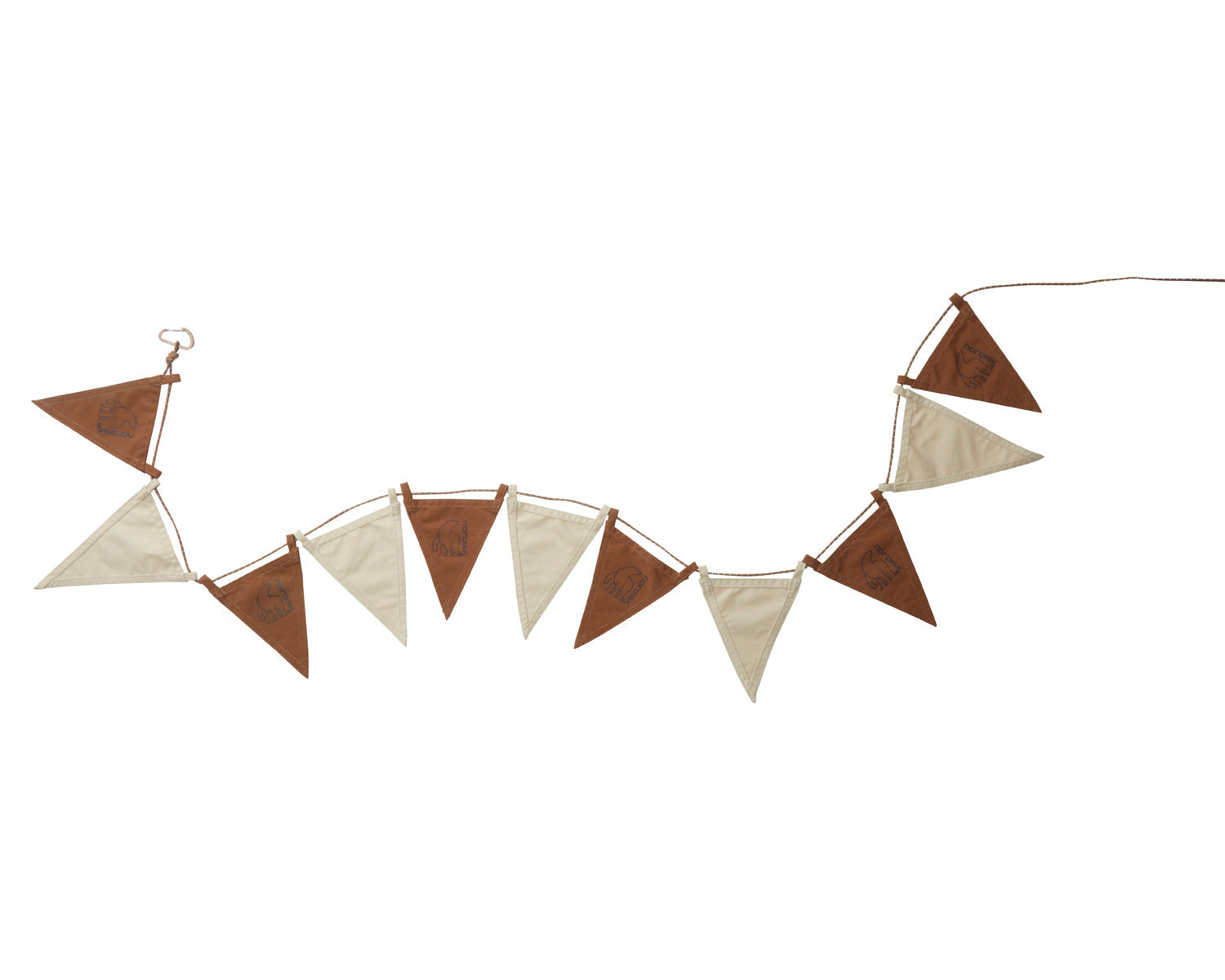 nordisk-flag-lines-2er-set-wimpelkette-dachshund-chocolate image 2