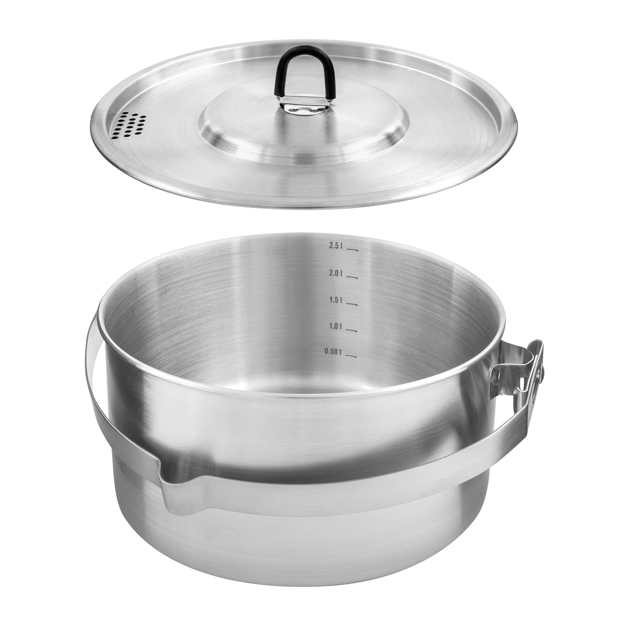 tatonka-kettle-ii-2-5-l-outdoor-kochtopf-edelstahl-mit-siebdeckel image 2
