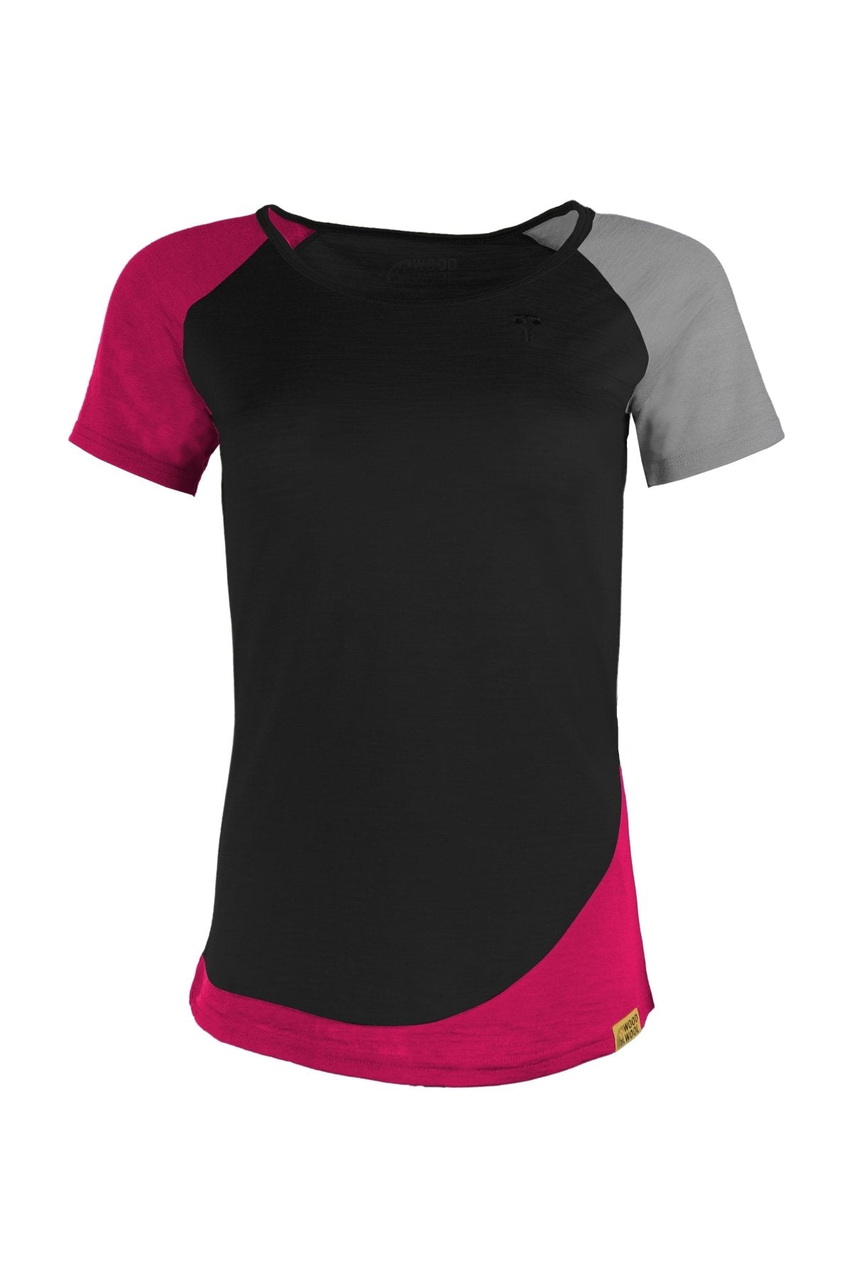 gr-ezi-bag-woodwool-t-shirt-lady-janeway-black-raspberry-red-damen-funktionsshir image 1