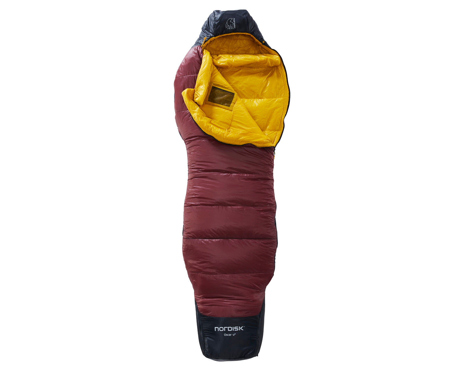 nordisk-oscar-2-curve-schlafsack-rio-red-3-jahreszeiten-kunstfaser-bis-2-c-mumie image 2