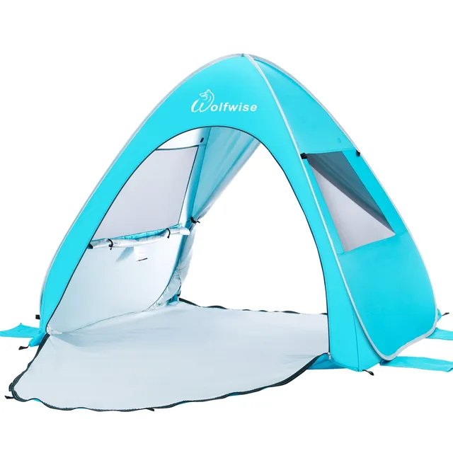 wolfwise-aquabreeze-a10-instant-pop-up-strandzelt-blau-medium image 1