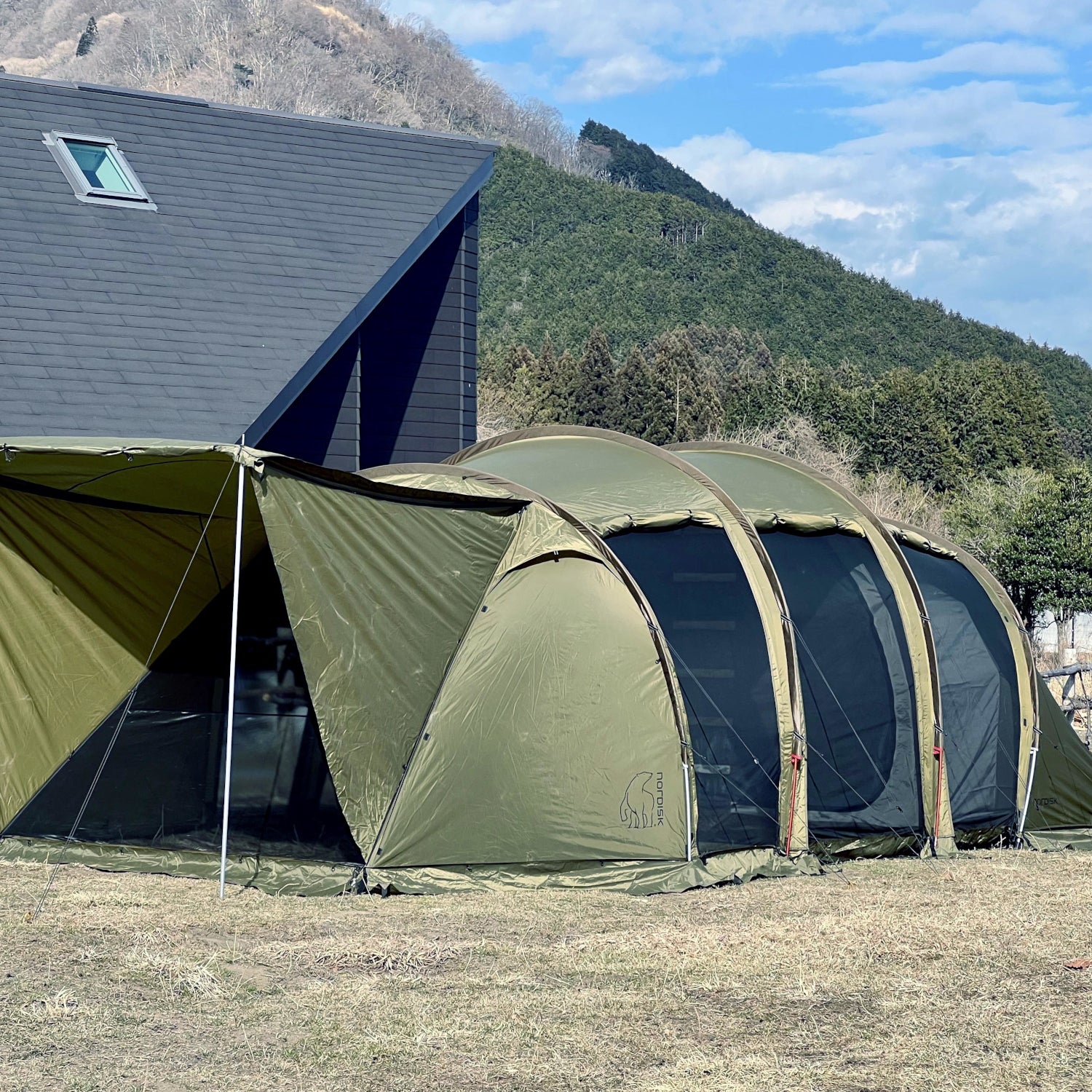 nordisk-reisa-6-pu-tent-with-skirt-6-personen-dark-olive image 2