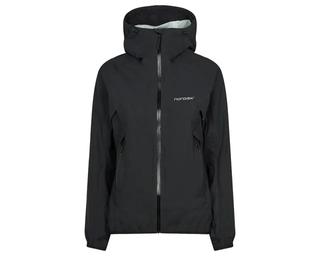 nordisk-mjelde-3-lagen-jacke-ultralight-wind-wasserdicht-schwarz image 1