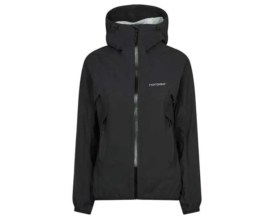 nordisk-mjelde-3-lagen-jacke-ultralight-wind-wasserdicht-schwarz image 1