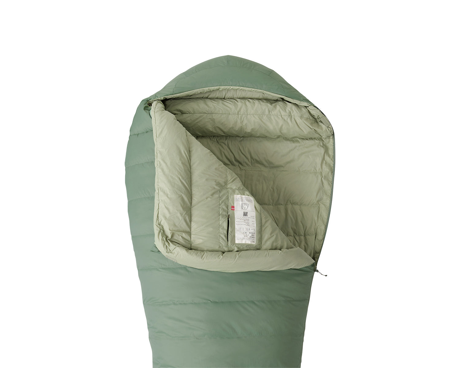 nordisk-ides-5-mummy-schlafsack-hedge-green-rds-entendaune-3-jahreszeiten image 3