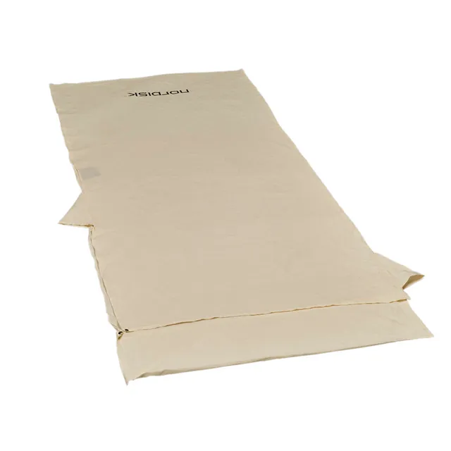 nordisk-cotton-liner-blanket-beige-100-bio-baumwolle-schlafsack-inlett image 1