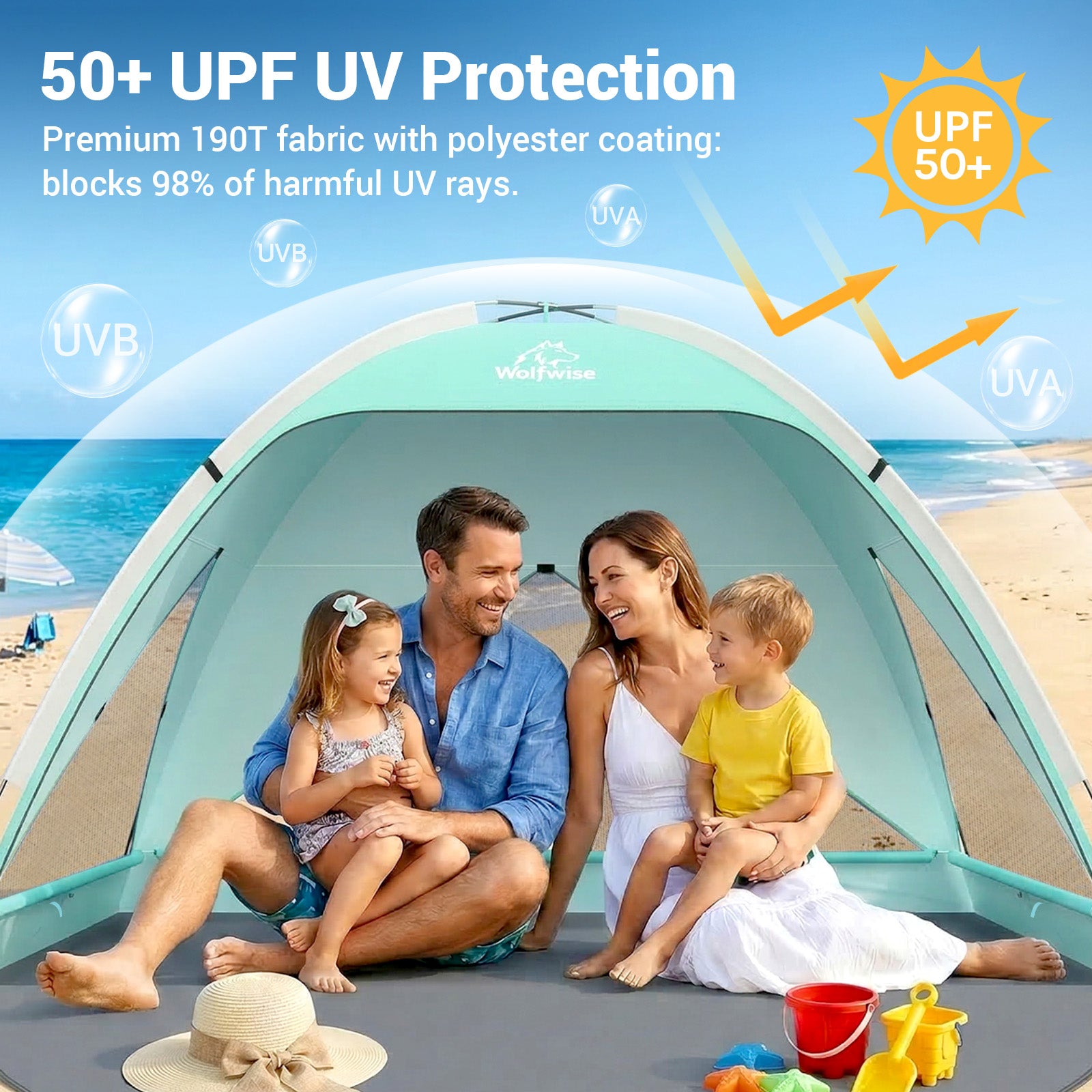 wolfwise-strandzelt-sun-shelter-f-r-4-personen-upf-50-mintgr-n image 2