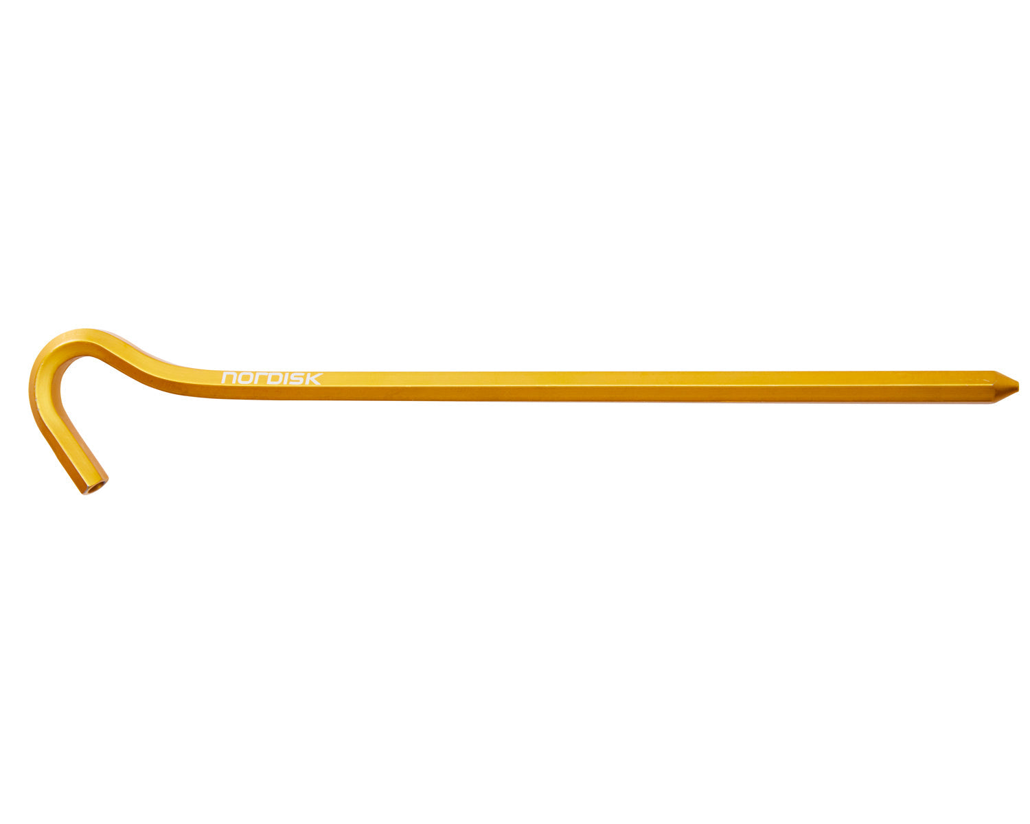 nordisk-aluminium-skewer-pegs-10-st-ck-mustard-yellow-vierkant-heringe-f-r-harte image 1