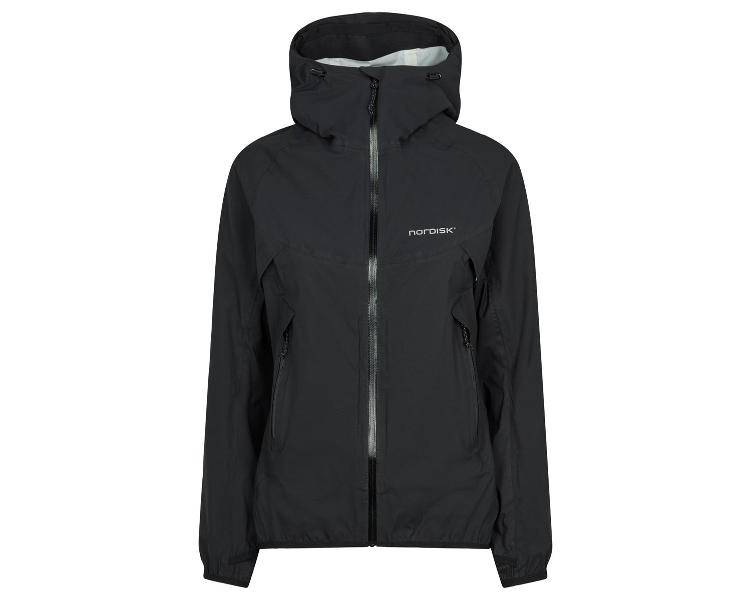 nordisk-mjelde-3-lagen-jacke-ultralight-wind-wasserdicht-schwarz image 1