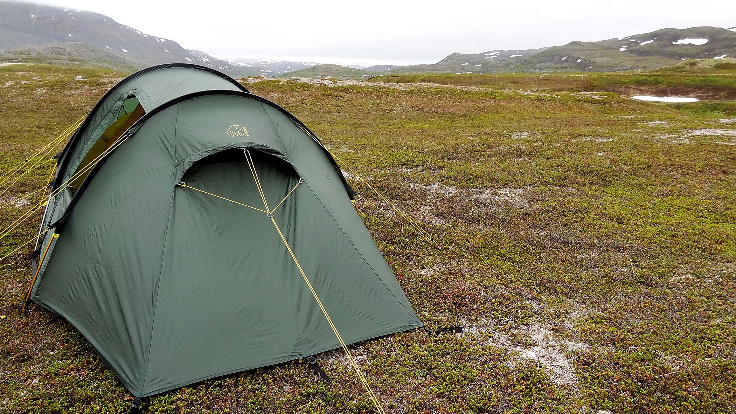 nordisk-oppland-si-2-personen-zelt-green-trekking-leichtzelt-mit-3000-mm-wassers image 4