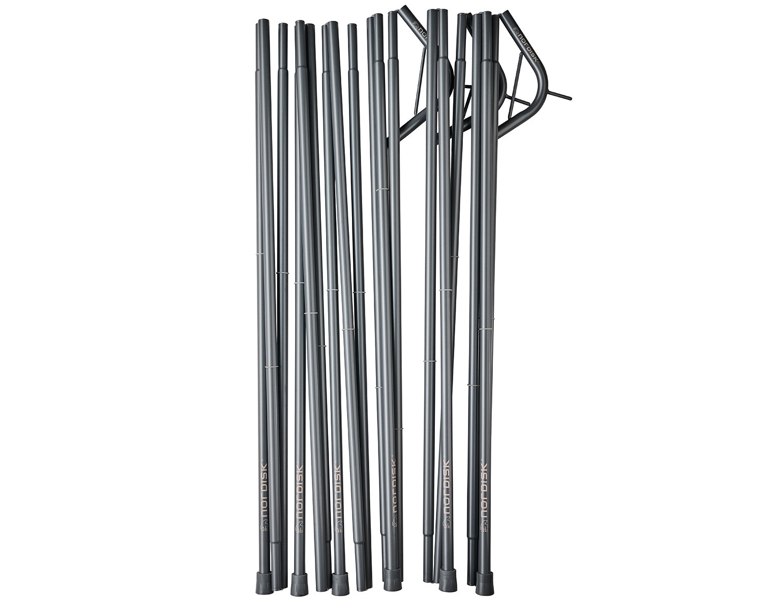 nordisk-vanaheim-40-spare-pole-set-ersatzgest-nge-steel-gunmetal-grey image 1