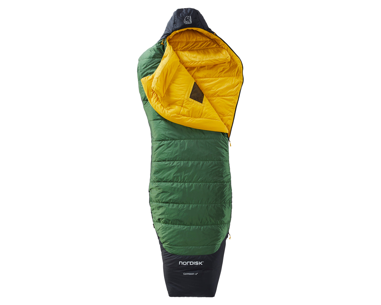 nordisk-gormsson-2-curve-kunstfaser-schlafsack-artichoke-green image 2