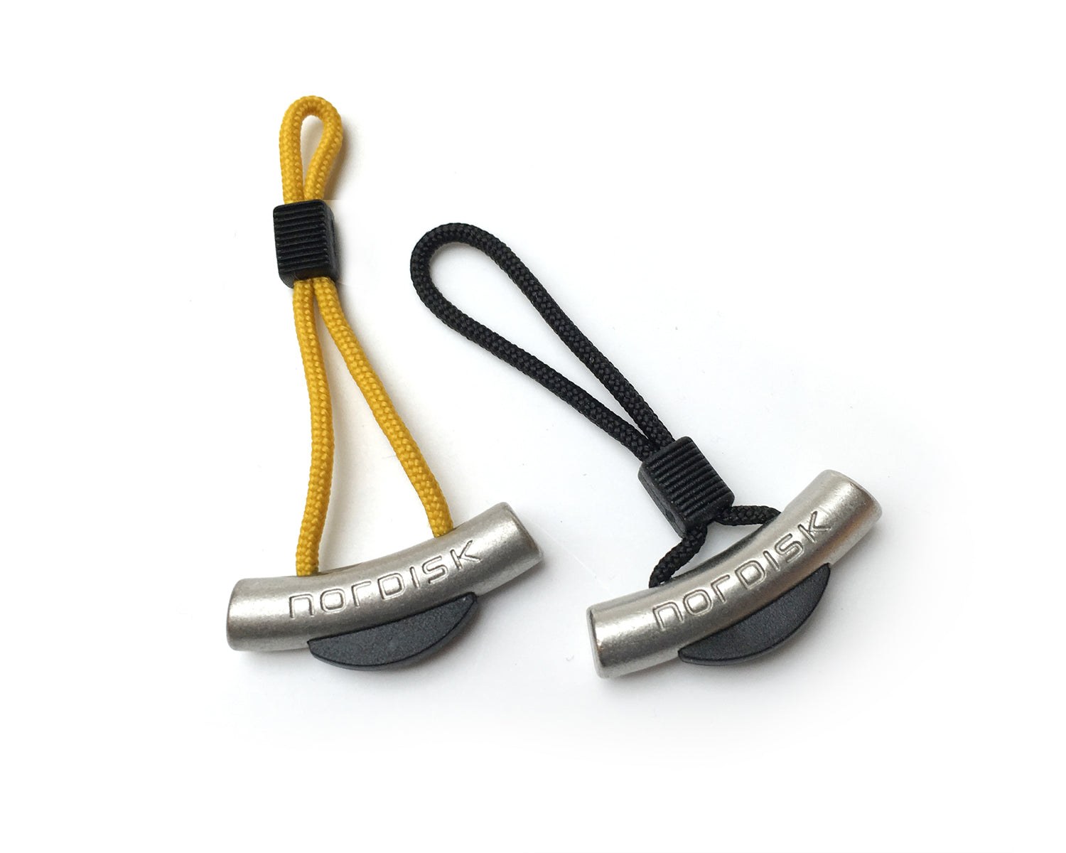 nordisk-zipper-puller-thors-hammer-10-schwarze-5-gelbe-rei-verschluss-anh-nger image 1