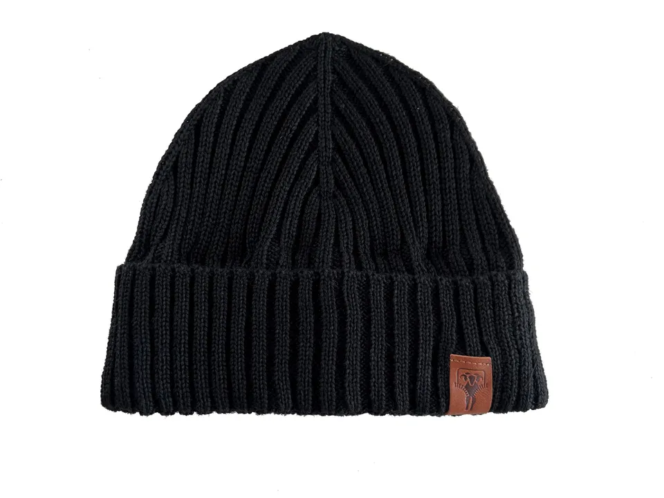 gr-ezi-bag-merino-fisherman-beanie-schwarze-winterm-tze-aus-merinowolle-mit-flee image 1