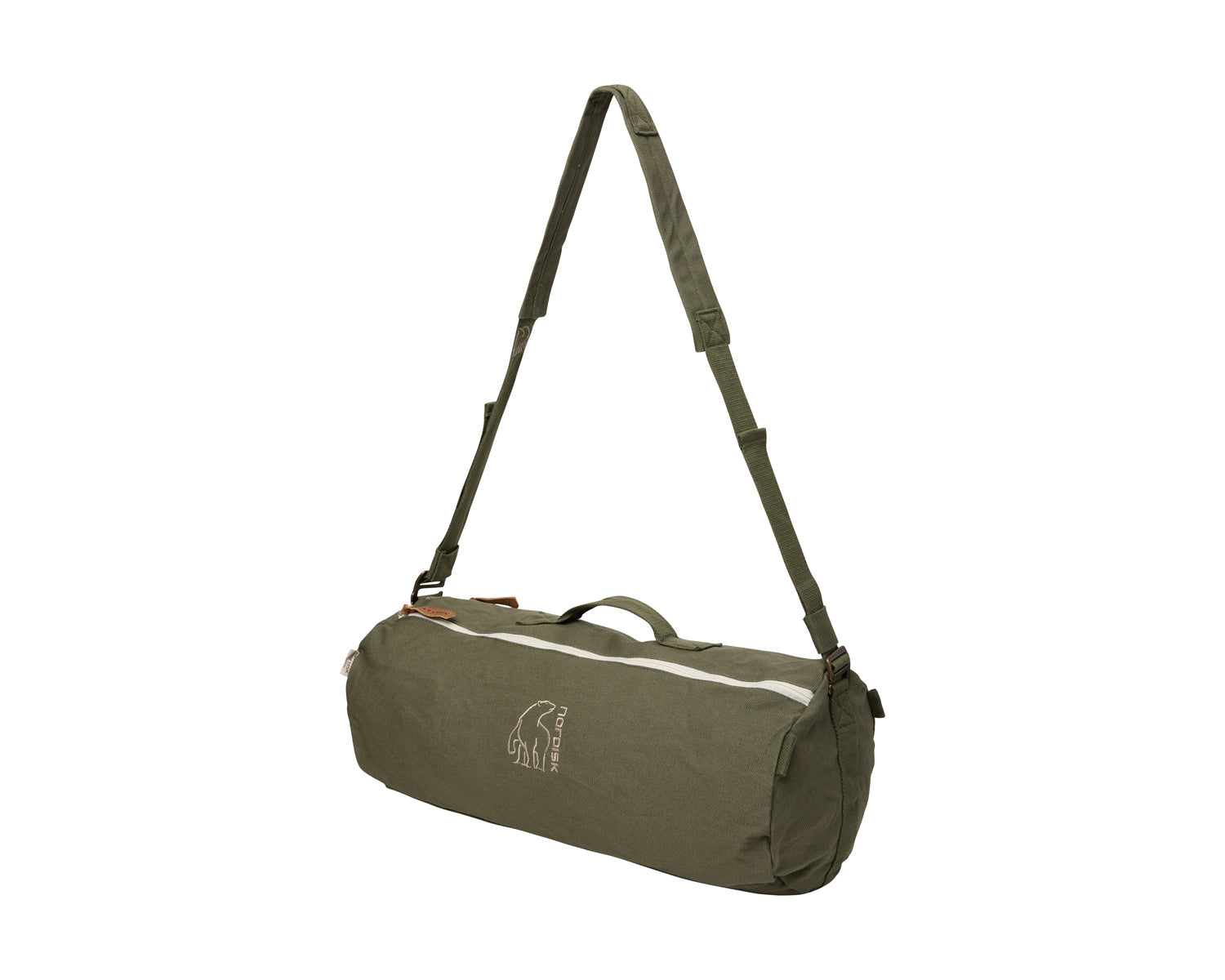 nordisk-karlstad-27-duffel-27-l-four-leaf-clover-green-canvas-reisetasche image 2