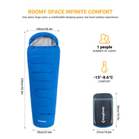 kingcamp-treck-300xl-mumien-schlafsack-xl-bis-235cm image 6