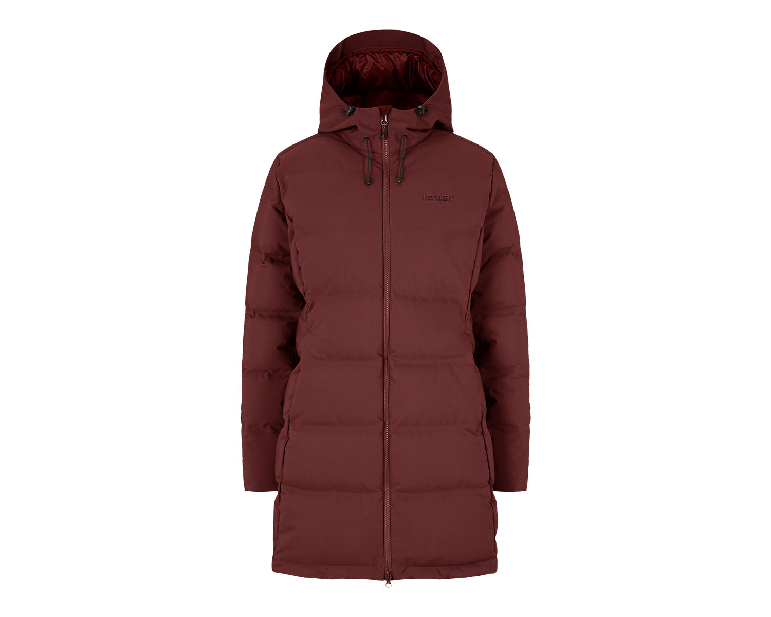 nordisk-aukea-daunenjacke-madder-brown image 1