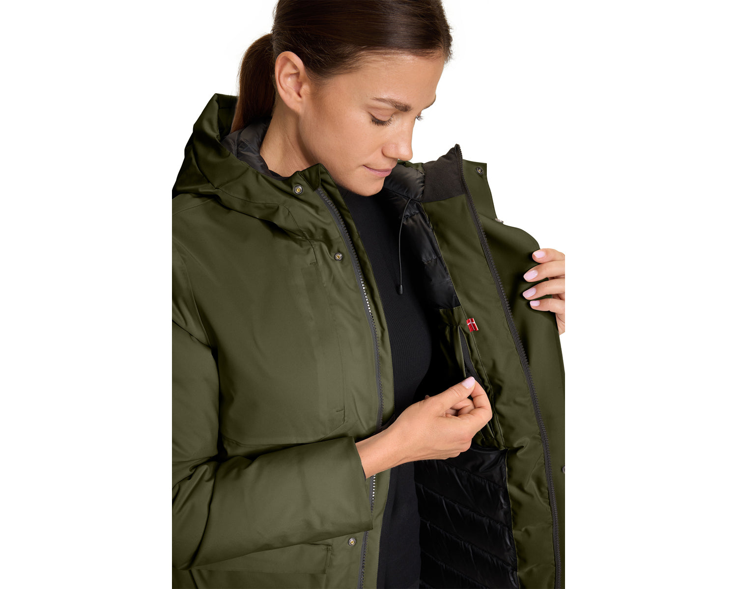 nordisk-lumi-damen-daunenparka-winter-moss-700-crystal-down-dry-100-recyclingmat image 5