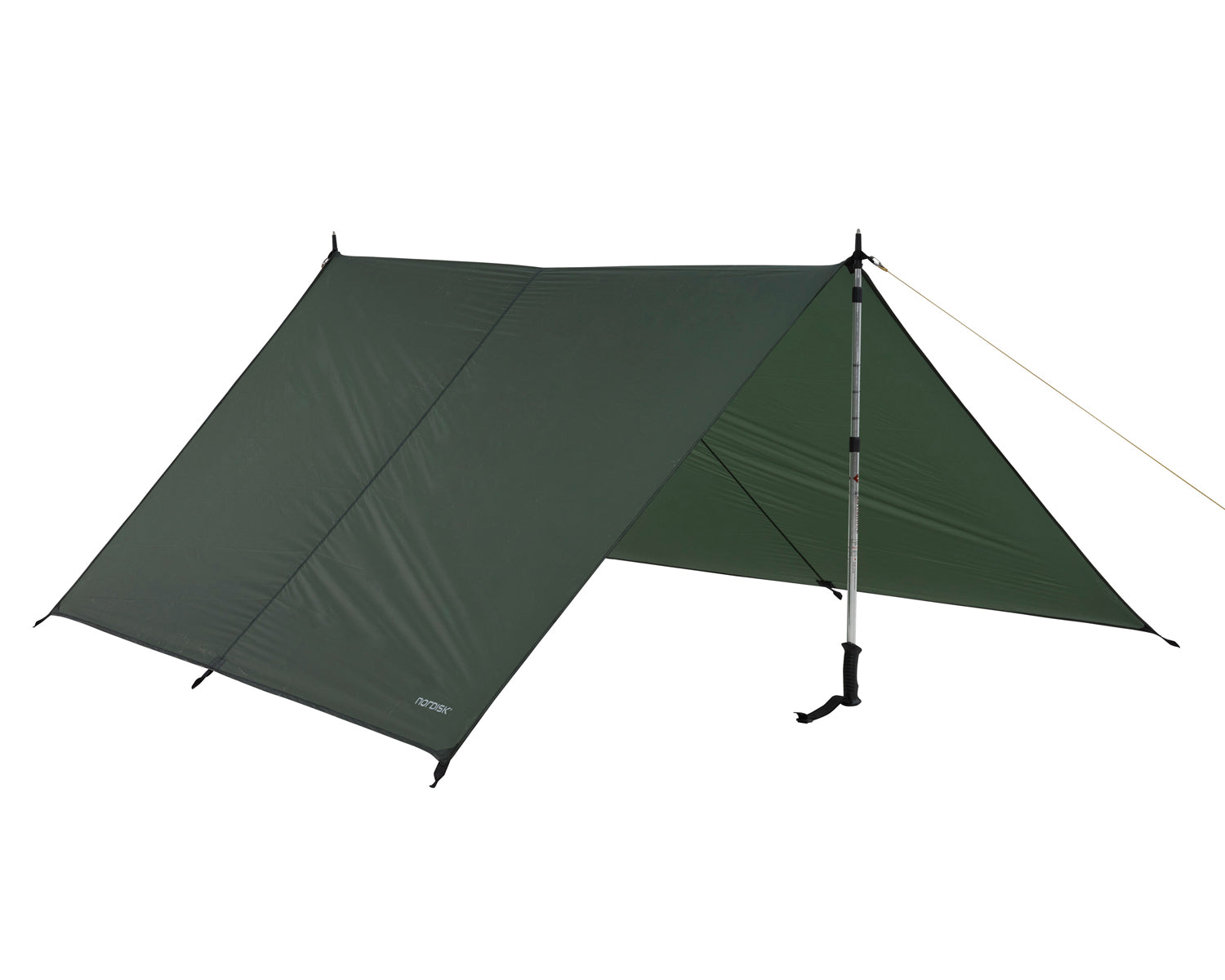 nordisk-voss-5-lw-tarp-5-m-forest-green-ultraleicht-8-befestigungspunkte image 2