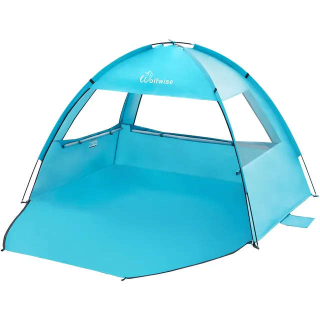 wolfwise-easy-set-up-strandzelt-blau-upf-50 image 1