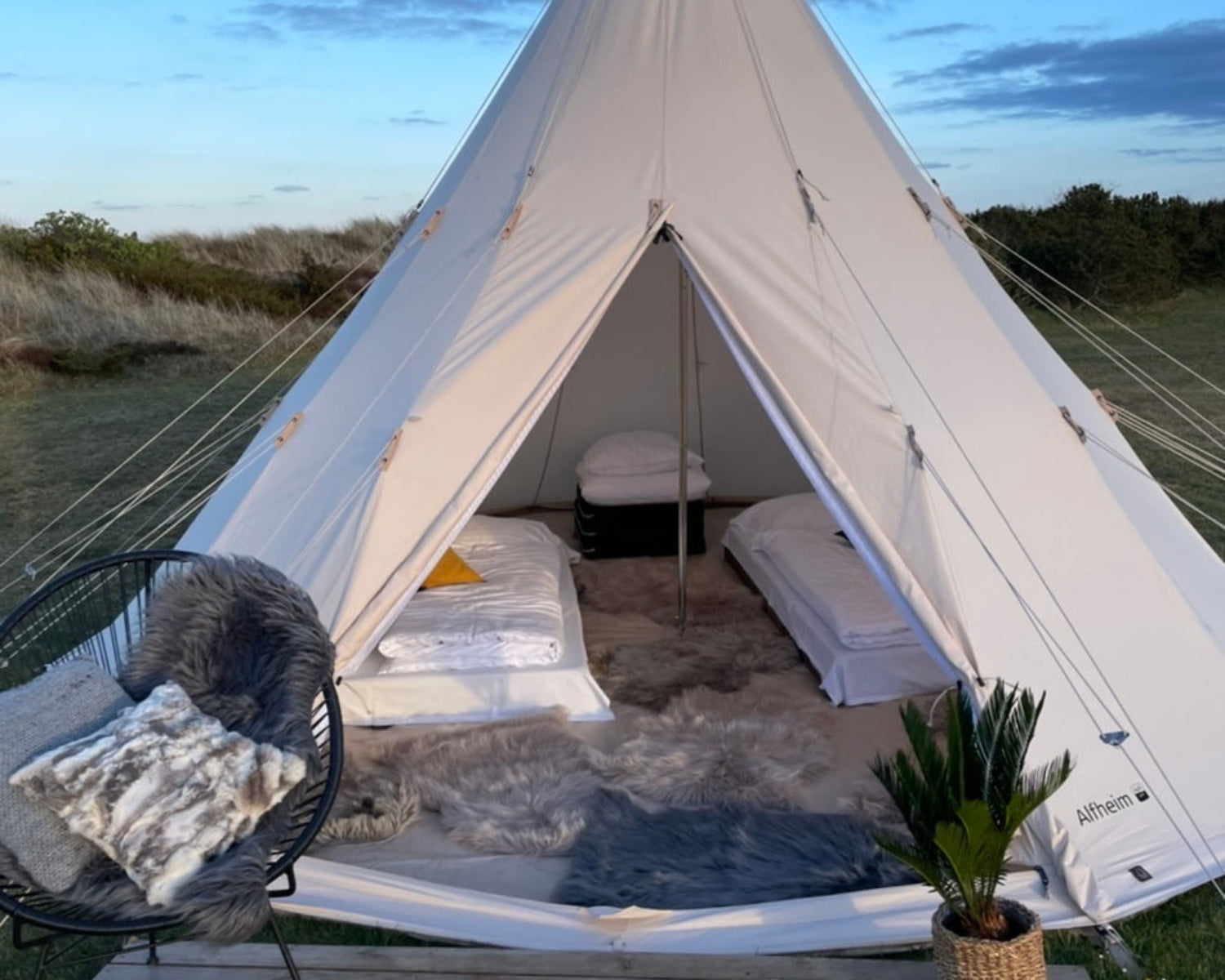 nordisk-alfheim-12-6-glamping-zelt-12-6-m-6-personen-sandshell image 4