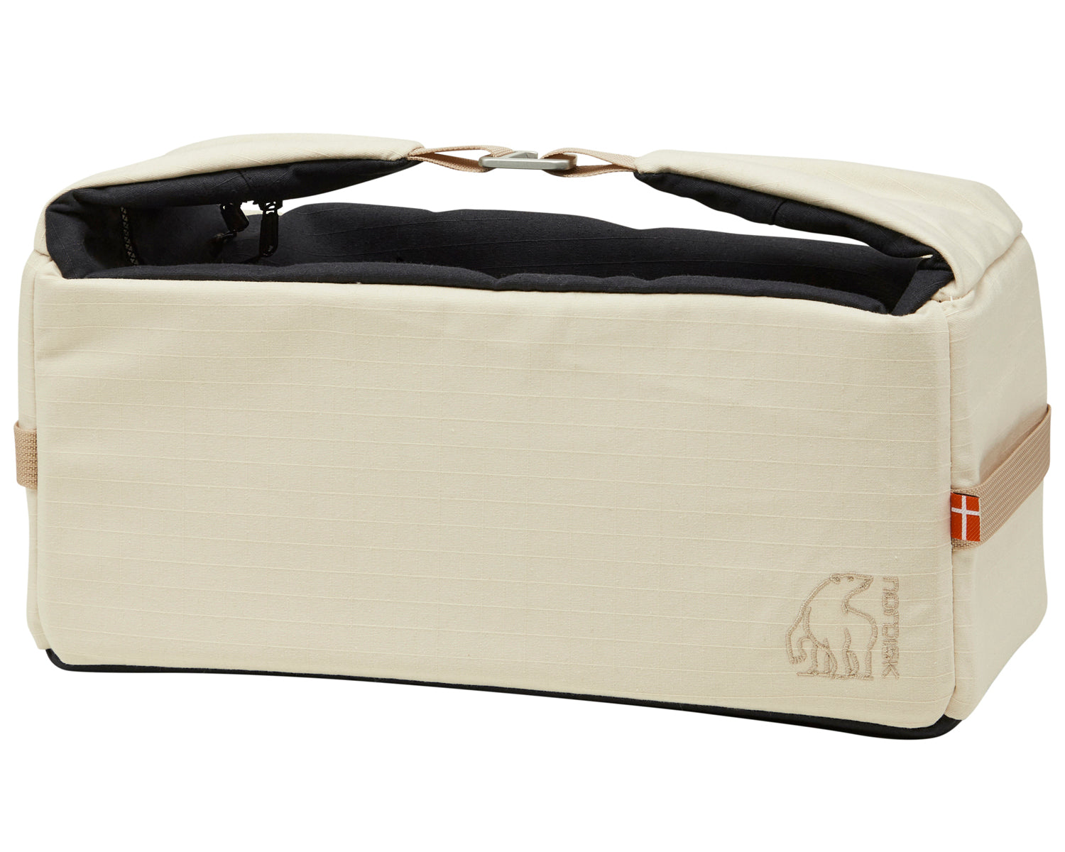 nordisk-gjern-boxy-bag-long-zelttasche-in-sandshell-31-14-14-cm-ripstop-baumwoll image 1