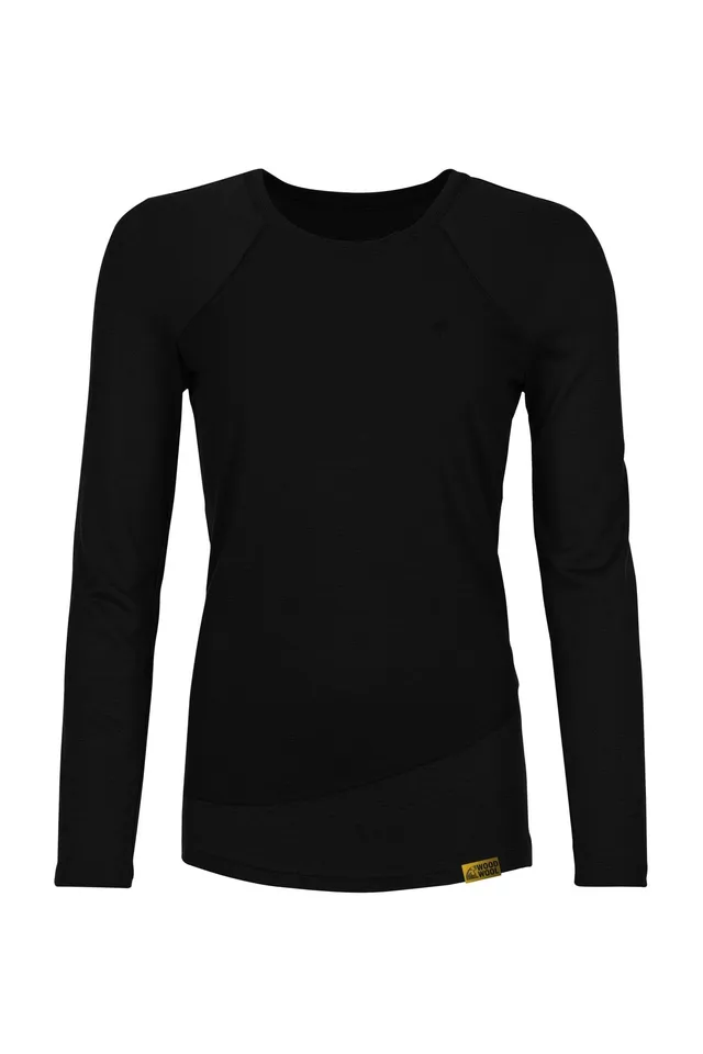 gr-ezi-bag-woodwool-longsleeve-lady-chapel-black-damen-funktionsshirt image 1