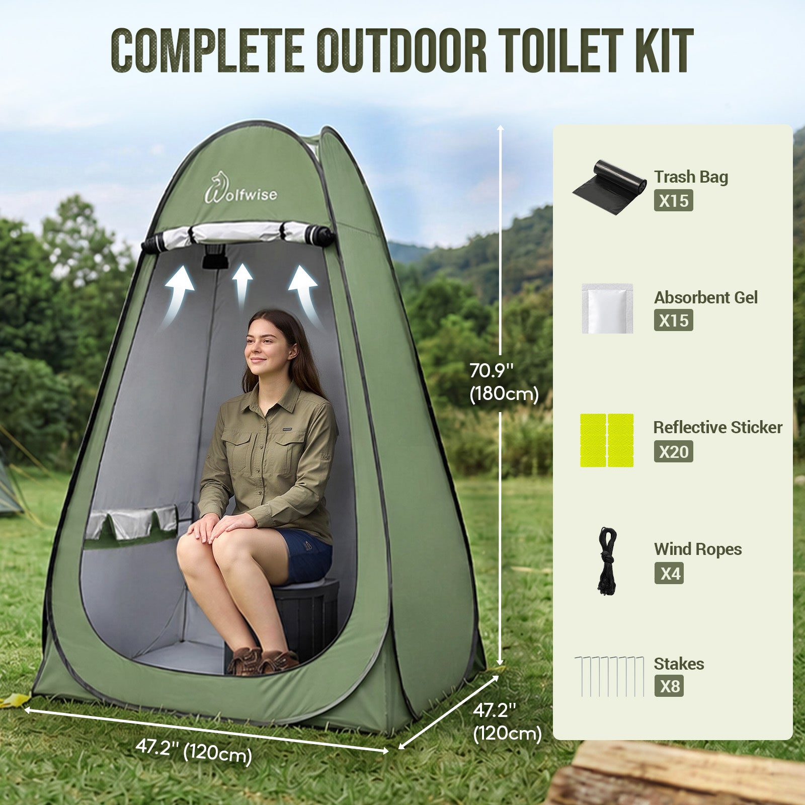 wolfwise-pop-up-camping-toiletten-zelt-value-kit-mit-toilette image 2