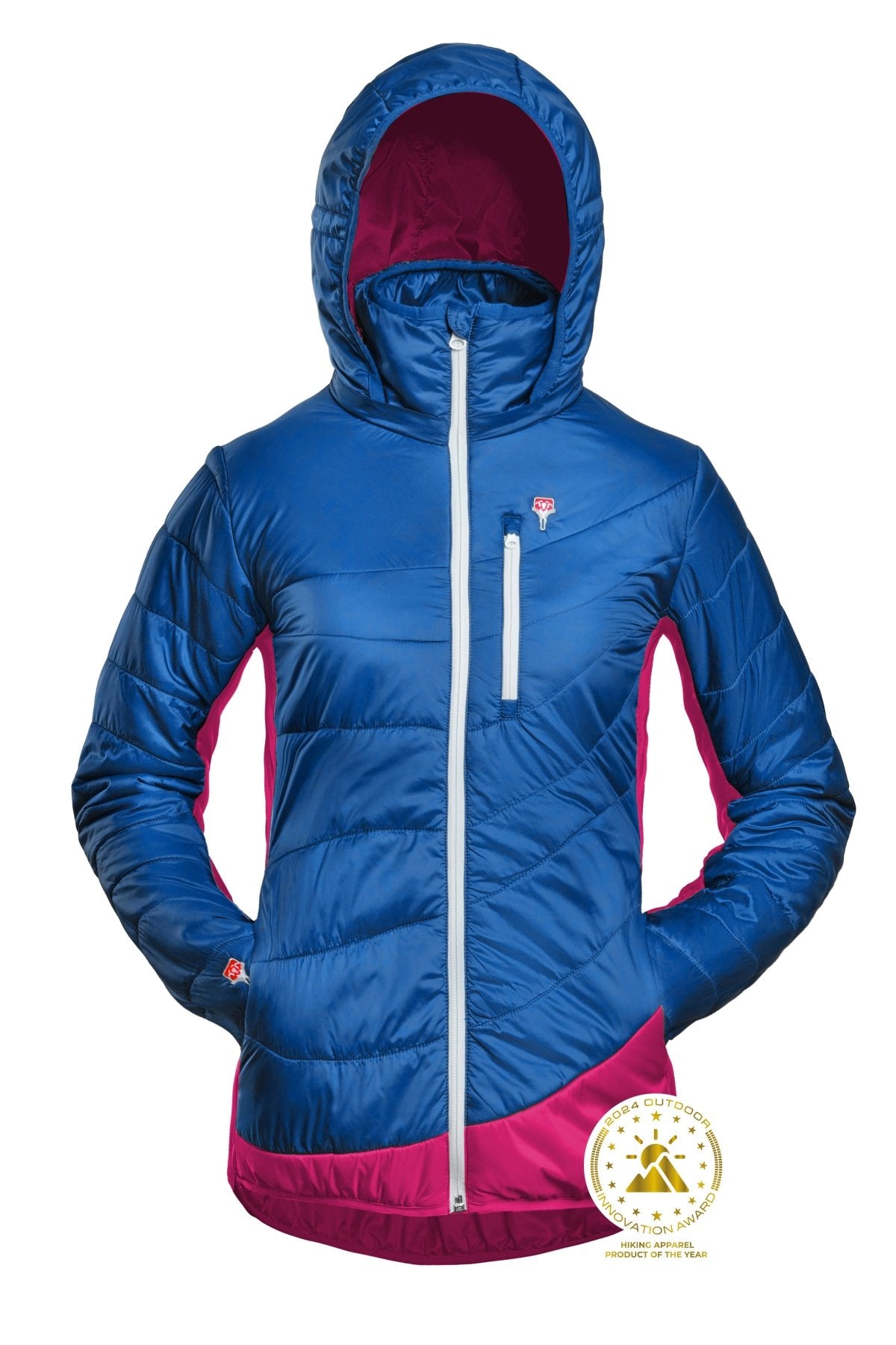 gr-ezi-bag-refreshful-silkwool-jacket-damen-skydiver-blue-raspberry-red image 2