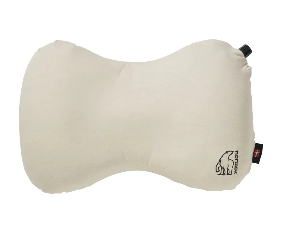 nordisk-aften-peanut-pillow-ergonomisches-nackenkissen-sandshell image 1
