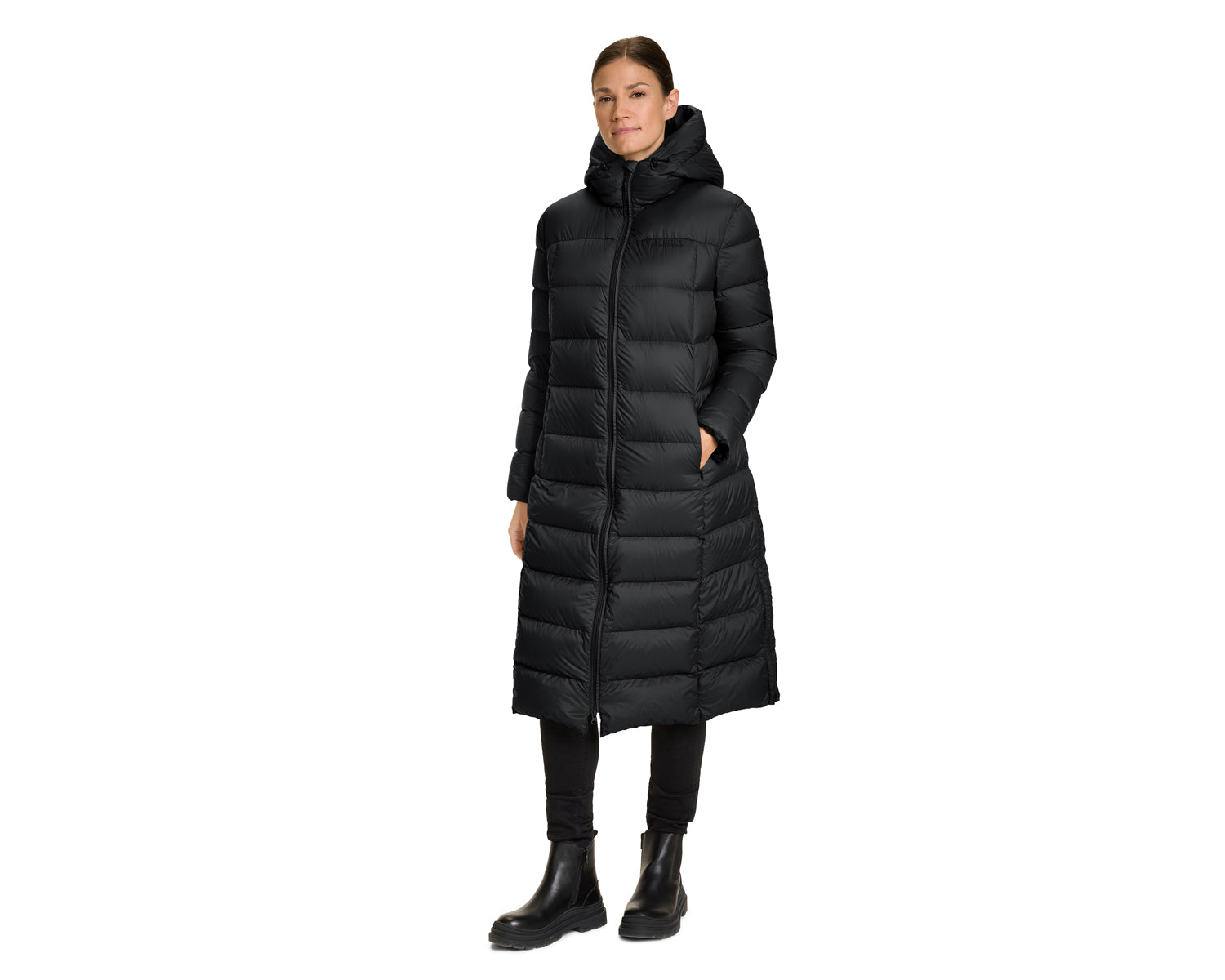 nordisk-nixie-damen-daunenmantel-schwarz-recyceltes-nylon-rds-crystal-down-dry image 2