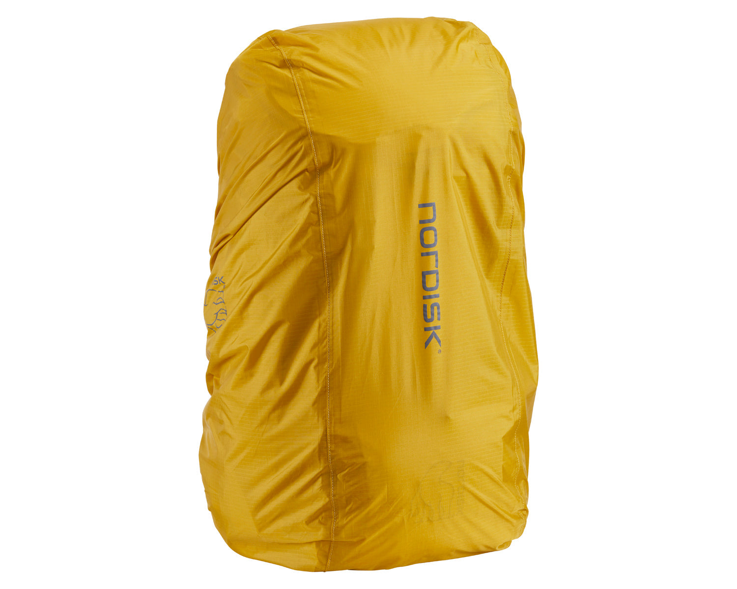 nordisk-yggdrasil-raincover-regenh-lle-tasche-mustard-yellow-reflektierende-logo image 2