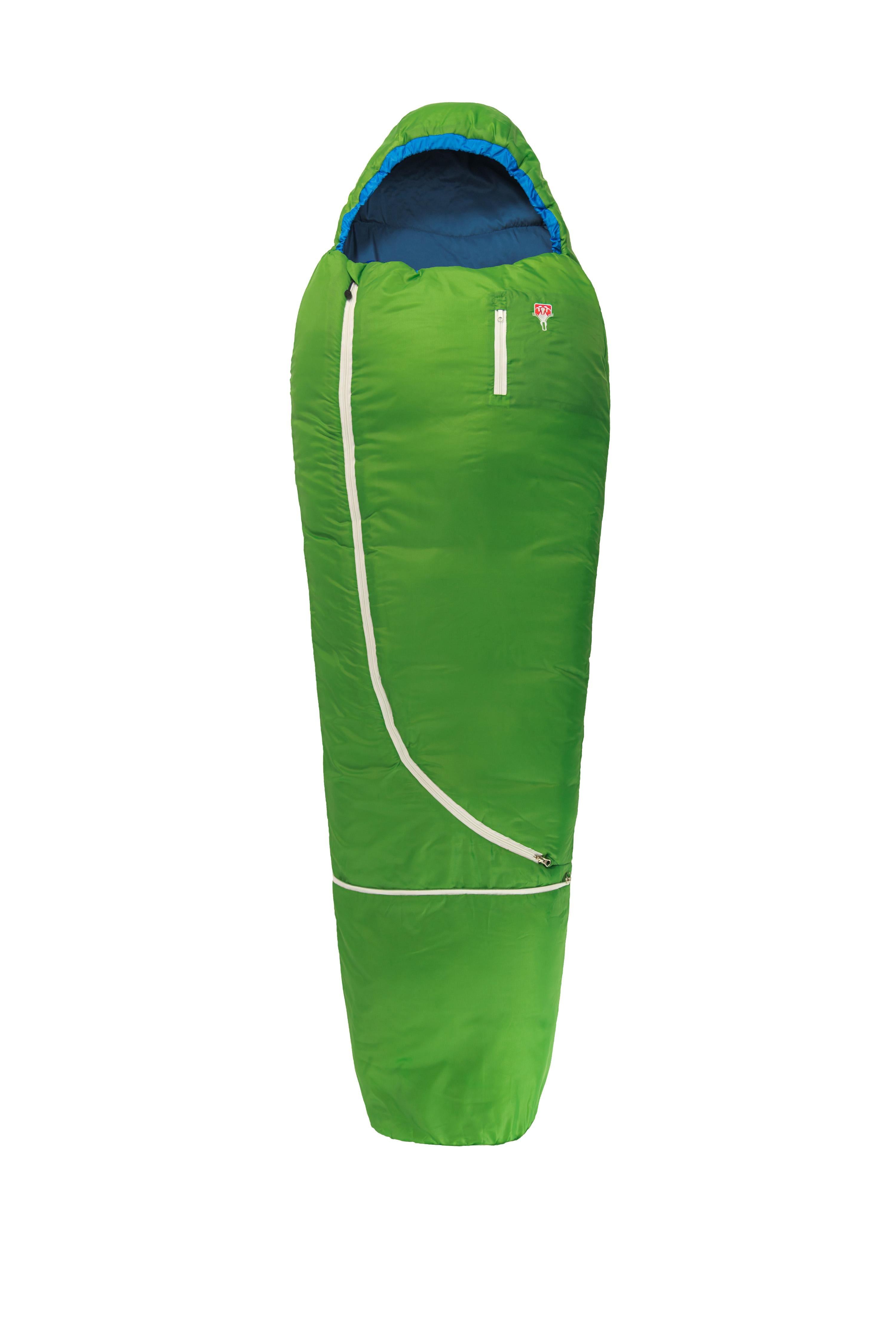 gr-ezi-bag-wolle-kids-world-traveller-kinderschlafsack-holly-green-100-170-cm image 1