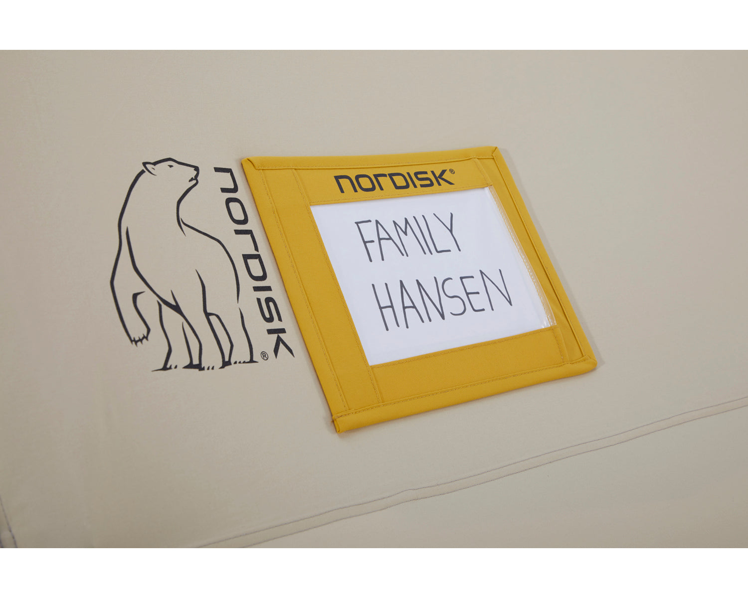nordisk-name-boards-2-stk-magnetische-namensschilder-mustard-yellow image 3