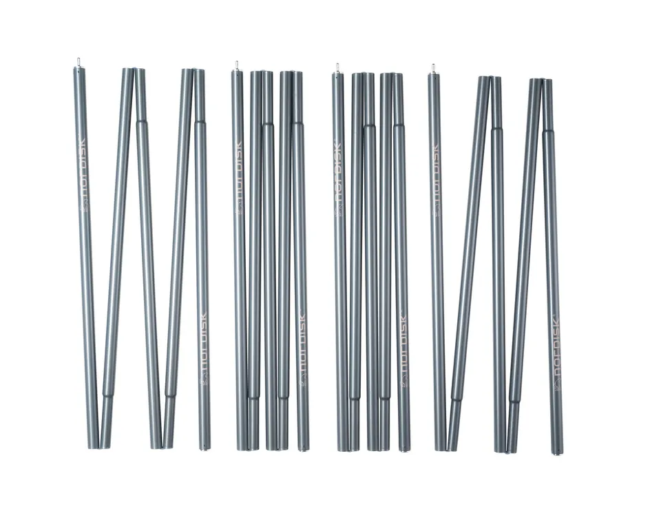 nordisk-midgard-9-2-20-gro-es-eingangspol-set-4-stk-stahl-gunmetal-grey image 1