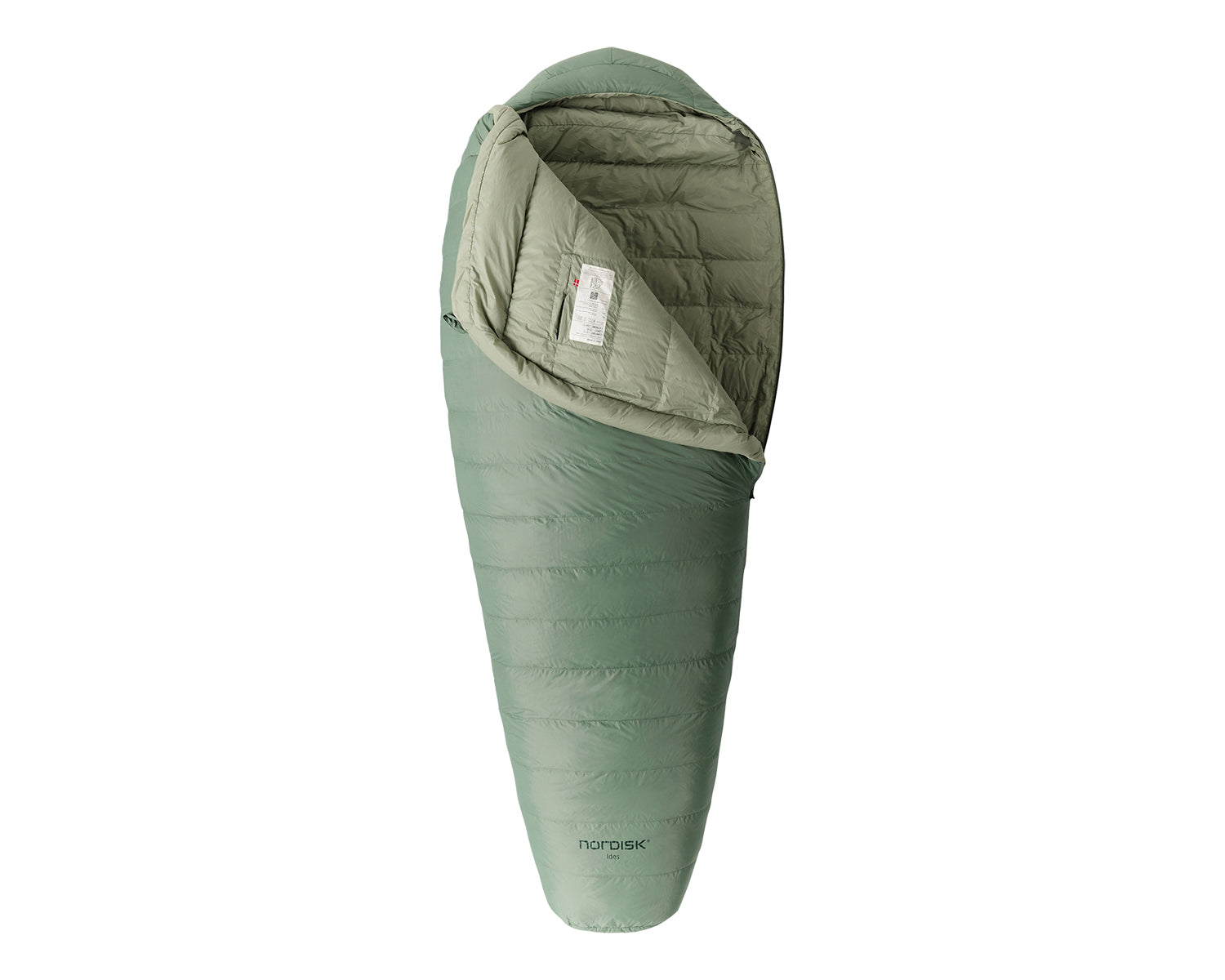 nordisk-ides-5-wide-sleeping-bag-daunenschlafsack-hedge-green-3-season image 2