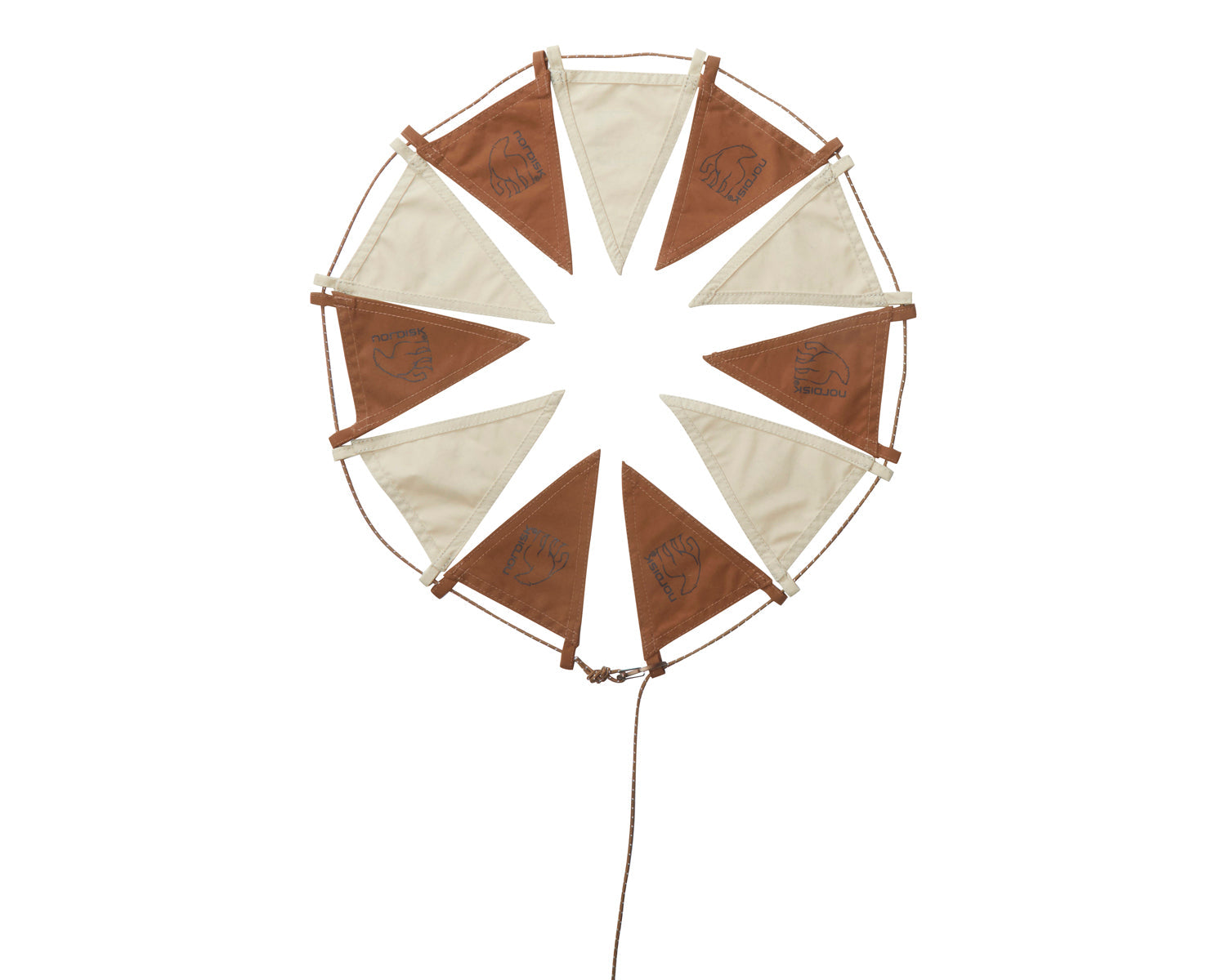 nordisk-flag-lines-2er-set-wimpelkette-dachshund-chocolate image 3
